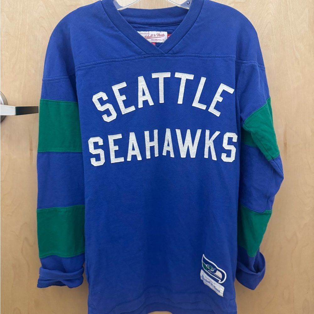 Vintage Nostalgia Seattle Seahawks Jersey shirt by Mitchell and Ness